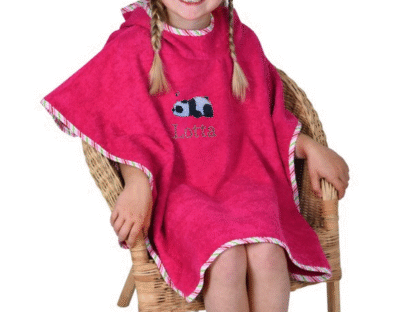 Customizable Poncho Beere - 75 x 120 cm