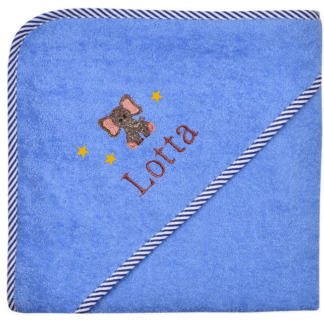 Customizable Baby-Towel - Color: Ciel