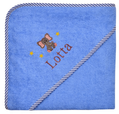 Customizable Baby-Towel - Color: Ciel