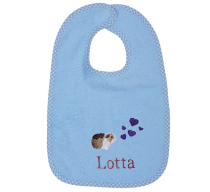 Customizable Baby-Bib  Color: Blue