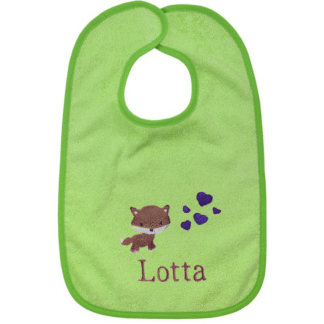 Customizable Baby-Bib– Color: Limone