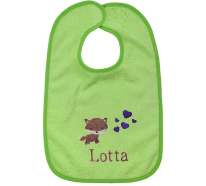 Customizable Baby-Bib– Color: Limone