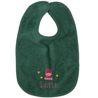 Customizable Baby-Bib– Color: Pine