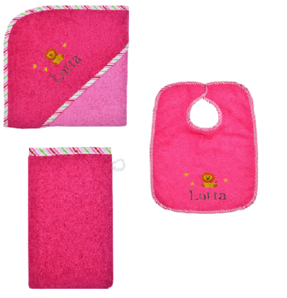 Berry - 3 parts (Towel, Bib, Cloth)