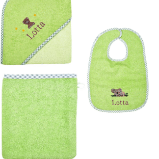 Opal - 3 parts (Towel, Bib, Cloth)