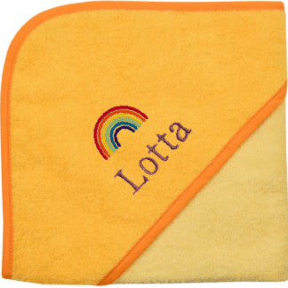 Customizable Baby-Towel - Color: Yellow