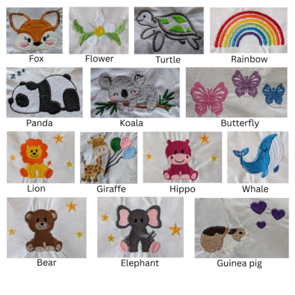 Customizable Baby-Towel - Color: Opal - Image 2